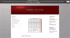 Desktop Screenshot of albers-coll.com